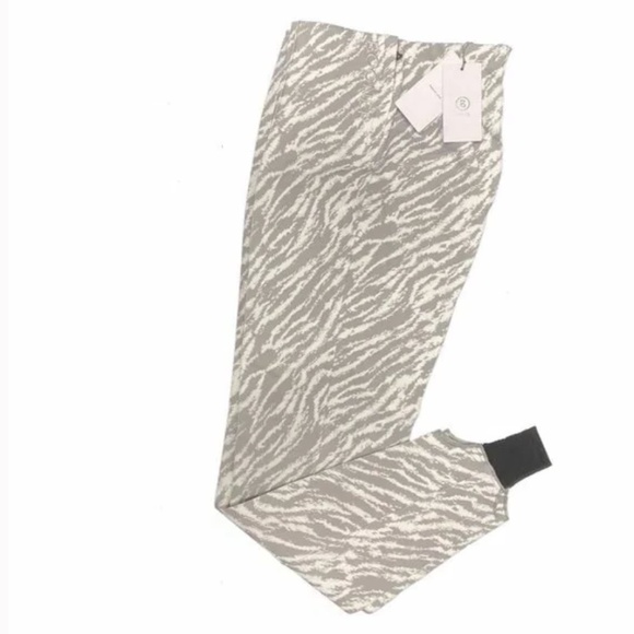 NWT MSRP $595 Bogner Elaine Zebra Print Ski Stirrup Snowboard Pants Women's 10L - Picture 7 of 13